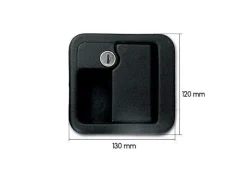 Markenlos Türschlösser-Obelink Pro Tec Türschloss - Black