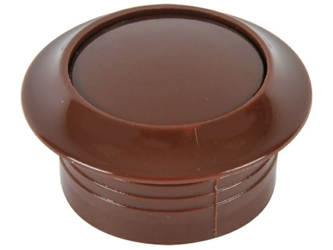 Markenlos Schrankschlösser-Obelink Push-Lock Knopf - Brown