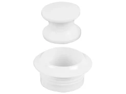 Markenlos Obelink Push-Lock Knopf - White< Schrankschlösser