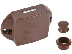 Markenlos Schrankschlösser-Obelink Push-Lock Set - Brown
