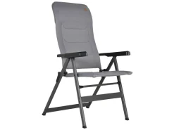 Obelink Queen Luxe 3D Klappstuhl - Grey< Campingstühle Mit Verstellbarer Rückenlehne|Klappstühle
