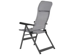 Obelink Queen Luxe 3D Klappstuhl - Grey< Campingstühle Mit Verstellbarer Rückenlehne|Klappstühle