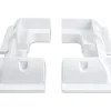 Obelink Solarmodul Halterungen^Solar-Eckstützen-Set (4 Stück) – White