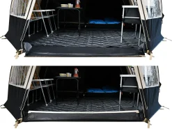 Obelink Baumwollzelte 4 Personen|4 Personen Tunnelzelte-Summer 4 TC XL Easy Air Tunnelzelt
