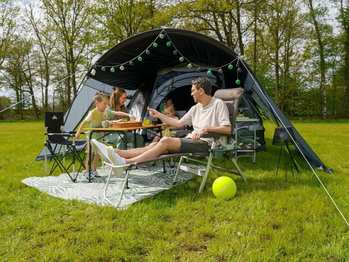 Obelink 4 Personen Tunnelzelte|4 Personen Zelte Aufblasbar^Summer 4 XL Easy Air CoolDark Tunnelzelt