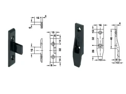 Markenlos Obelink Verschlusselement keku< Eckverbinder