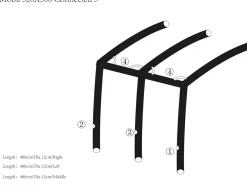 Obelink Airtubes|Airtubes-Viera/Monaco/Ambassador 320 Easy Air Connected Quer Airtube
