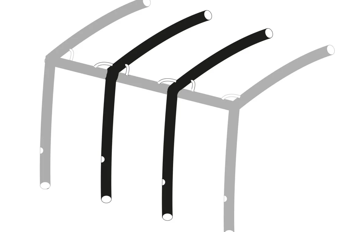 Obelink Airtubes|Airtubes-Viera/Monaco/Ambassador 320/380/420 Easy Air Connected Haupt Airtube Mitte