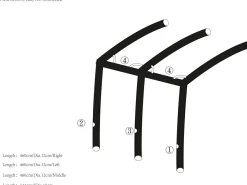 Obelink Airtubes|Airtubes-Viera/Monaco/Ambassador 320/380/420 Easy Air Connected Haupt Airtube Mitte