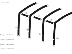 Obelink Airtubes|Airtubes-Viera/Palma 280/390 Easy Air Quer Airtube