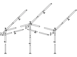 Obelink Vorzeltgestänge^Vorzelt Gestänge Stahl 28 mm Größe 2 - 7