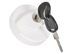Markenlos Anschlussdosen^Obelink weißer Wassertankdeckel mit Schloss