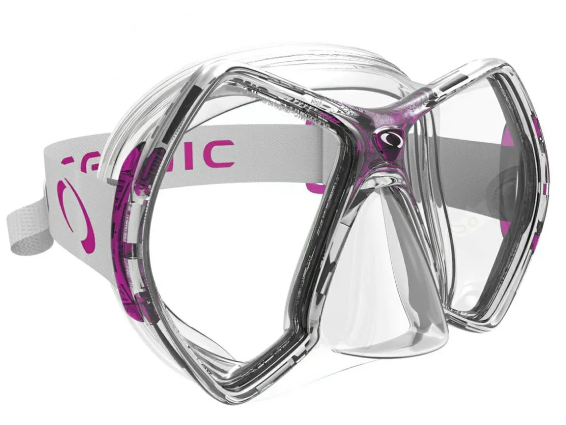 Markenlos Schnorcheln & Tauchen-Oceanic Cyanea Erwachsenen-Tauchbrille - Pink