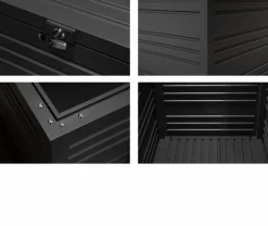 Markenlos Auflagenboxen^Orion Sit & Store 1015 liter Aluminium Aufbewahrungsbox