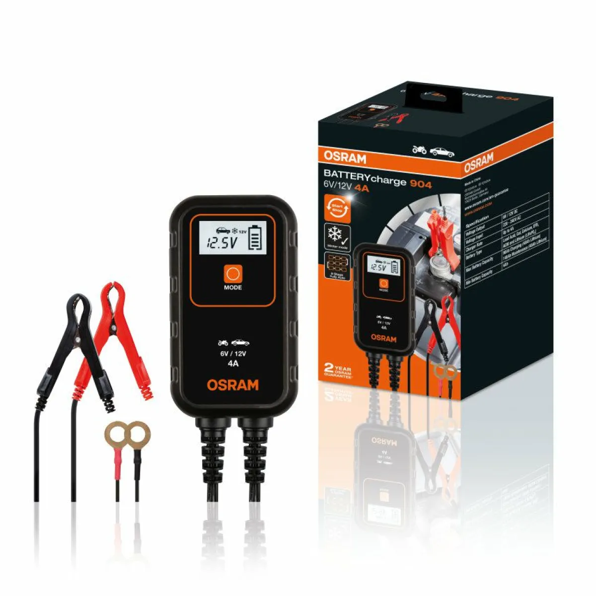 TCP Osram 6/12 volt 4 ampère Batterieladegerät< Ladegeräte