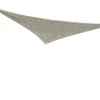 Markenlos Sonnensegel|Sonnensegel-Outdoor 3 x 3 x 3 Light grey LED-beleuchtetes Schattentuch