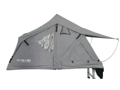 OutdoorU Compact 2 Pers Dachzelt inkl. Dachfenster - Grau< Dachzelte|2 Personen Dachzelte