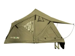 OutdoorU Dachzelte|2 Personen Dachzelte-Compact 2 Pers Dachzelt inkl. Dachfenster - Grün