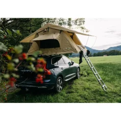 OutdoorU Expedition 5 Pers Dachzelt inkl. Leiter& Cover - Khaki< Dachzelte|5 Personen Dachzelte