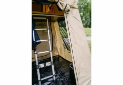OutdoorU Family 4 Pers Dachzelt inkl. Vorzelt & Leiter - Grün< Dachzelte|4 Personen Dachzelte