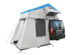 OutdoorU Family Plus 4 Pers Dachzelt inkl. Vorzelt - Blue Lagoon< Dachzelte|4 Personen Dachzelte