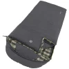 Outwell Deckenschlafsäcke|Sommerschlafsäcke^Camper Grey Schlafsack - Rechts