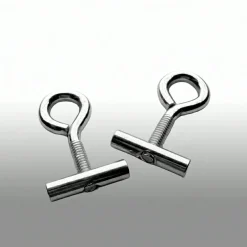 040 Parts Kederschienen-040parts 6 mm Kederstopper mit Ösenschraube - Set von 2