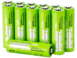 100PeakPower 100%PeakPower Set von 12 AA Batterien< Kleinbatterien