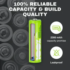 100PeakPower Kleinbatterien-100%PeakPower Set von 8 AA Batterien