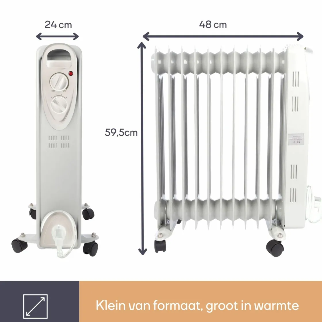 Parya Petroleumheizungen|Petroleumheizungen^Perel - Ölradiator - 2500W - Weiß