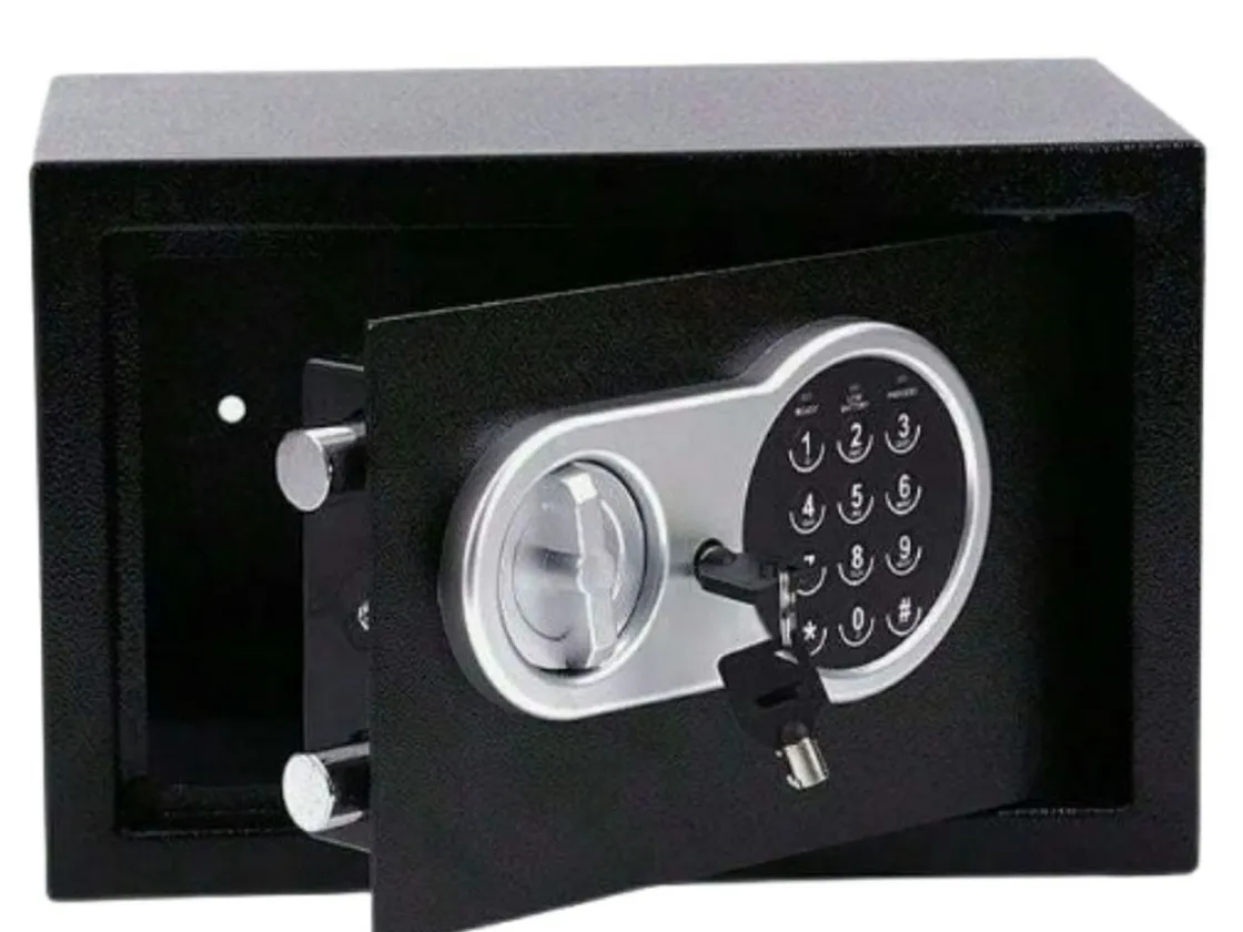Markenlos Schließfächer|Schließfächer-Perel BG90019 elektronischer Tresor
