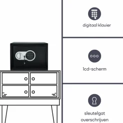 Markenlos Schließfächer|Schließfächer-Perel BG90019 elektronischer Tresor