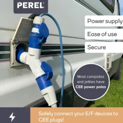 Markenlos Cee Adapter^Perel CEE-Adapterleitung - 3 Meter