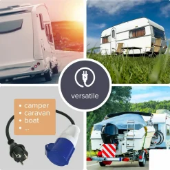 Markenlos Cee Adapter^Perel CEE-Adapterleitung - 3 Meter