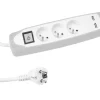 Markenlos Schuko Steckdosen-Perel EB3CGUSB 3-fach Steckdosenleiste mit Switch - 1,5 Meter