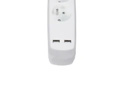 Markenlos Schuko Steckdosen-Perel EB3CGUSB 3-fach Steckdosenleiste mit Switch - 1,5 Meter