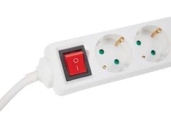 Markenlos Perel EB3S-3-G 3-fach Steckdosenleiste mit Schalter - 3 Meter< Schuko Stecker
