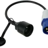 Markenlos Cee Adapter|Cee Kabels^Perel ECEEC3M CEE Schucko Adapterkabel - 40 cm