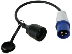 Markenlos Cee Adapter|Cee Kabels^Perel ECEEC3M CEE Schucko Adapterkabel - 40 cm