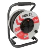 Markenlos Schuko Kabeltrommel-Perel ECR25NP25N 4-wege Kabeltrommel - 25 Meter