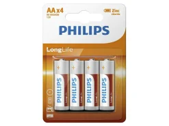 Philips Kleinbatterien-LongLife AA Batterien - 4er-Pack