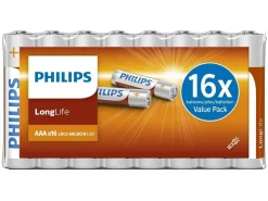 Philips Kleinbatterien-LongLife AAA Batterien - 16 Stück