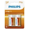 Philips Kleinbatterien^LongLife C Batterien - 2er-Pack