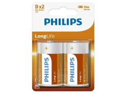Philips LongLife D Batterien - 2er-Pack< Kleinbatterien