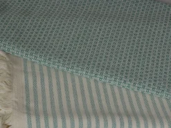 Markenlos PHLOX 100 x 200 cm Hamamtuch - Grün< Strandtücher