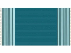 Markenlos Strandtücher^PHLOX 100 x 200 cm Hamamtuch - Honingraat Denim