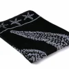 Markenlos Strandtücher^PHLOX 90 x 160 cm Strandtuch - Star Black