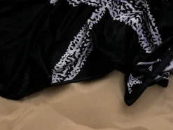 Markenlos Strandtücher^PHLOX 90 x 160 cm Strandtuch - Star Black