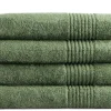 Markenlos Handtücher-PHLOX Supreme 70 x 140 cm 4er-Set Handtüchern - Grün
