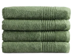 Markenlos Handtücher-PHLOX Supreme 70 x 140 cm 4er-Set Handtüchern - Grün